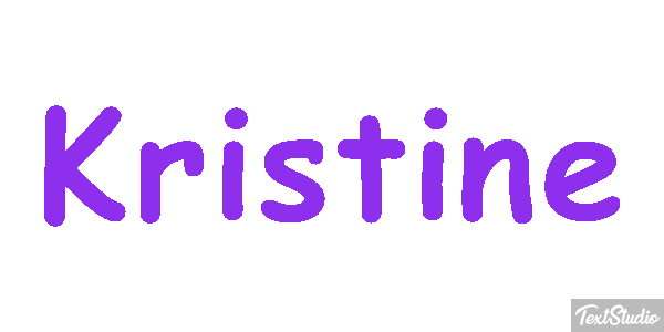 Kristine Text effect