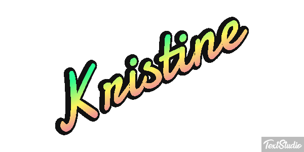 Kristine Text effect