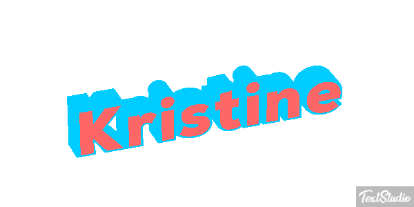 Kristine Text effect