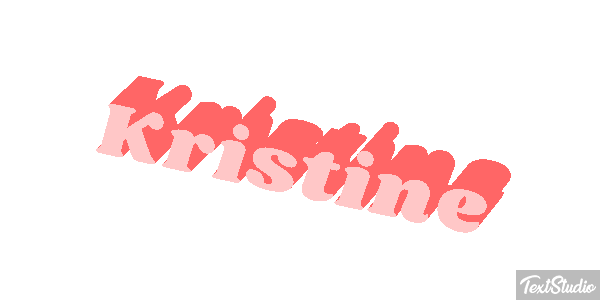 Kristine Text effect