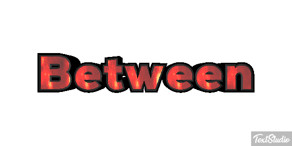 Between Effetto testo