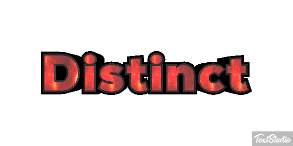 Distinct Text effect