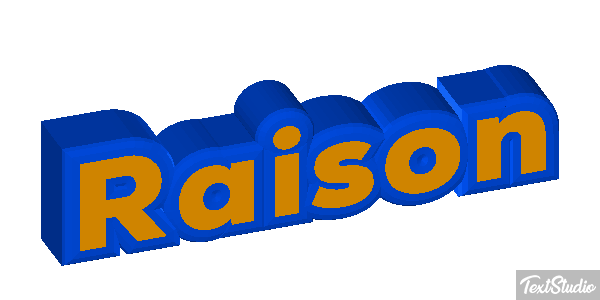 Raison Effet de texte