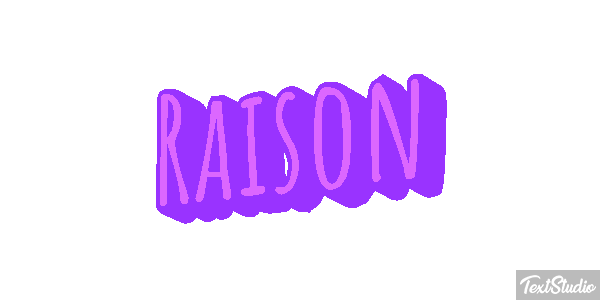 Raison Effet de texte