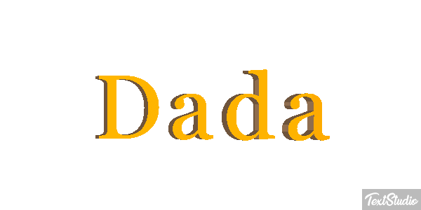 Dada Effetto testo