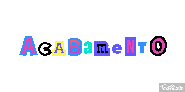 Acabamento Efekt tekstowy