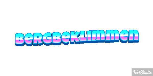 Bergbeklimmen Tekst effect