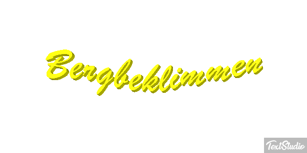 Bergbeklimmen Tekst effect