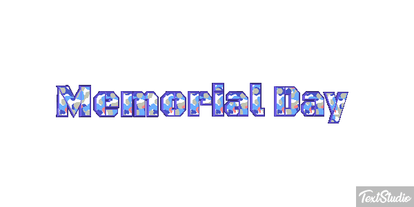 Memorial Day Text effect