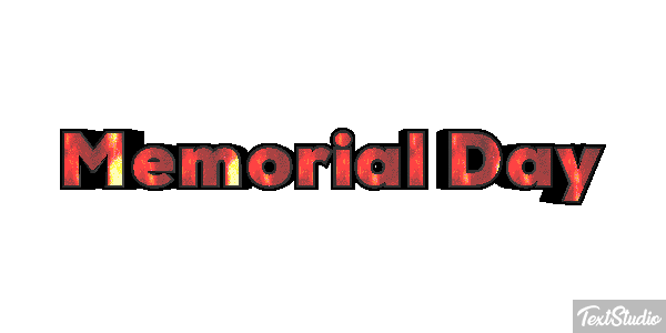 Memorial Day Text effect