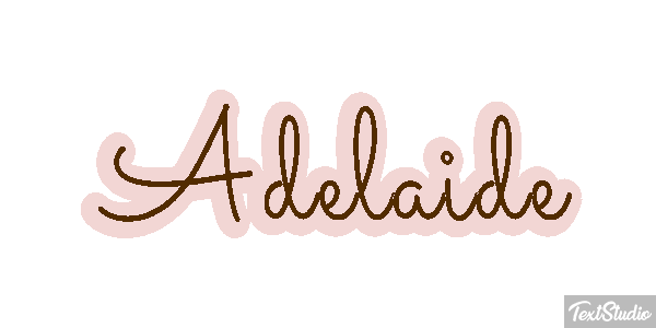 Adelaide Effetto testo