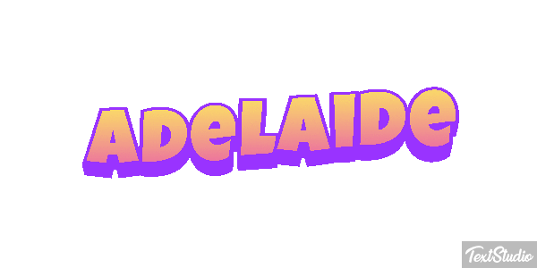 Adelaide Effetto testo