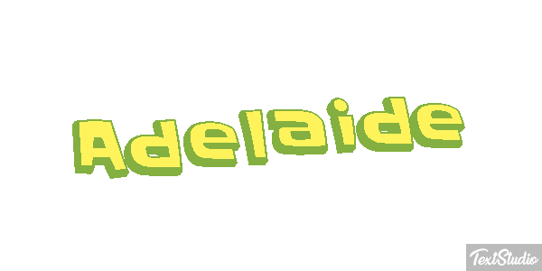 Adelaide Effetto testo