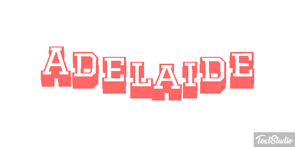 Adelaide Effetto testo