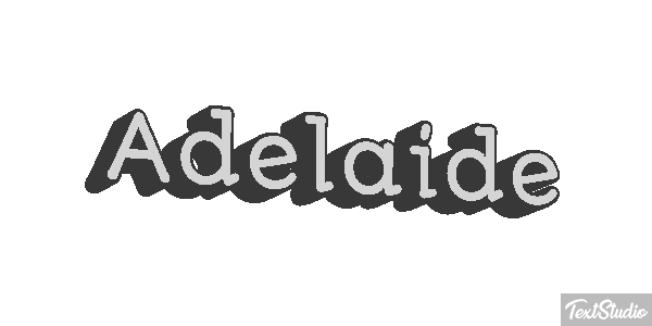 Adelaide Effetto testo