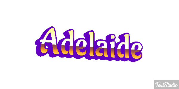 Adelaide Effetto testo