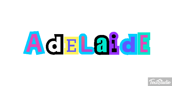 Adelaide Effetto testo