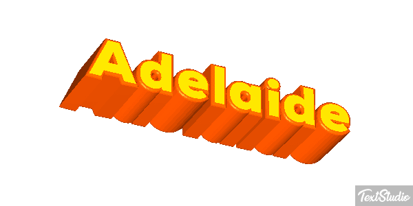 Adelaide Effetto testo