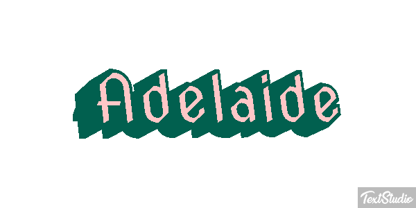 Adelaide Effetto testo
