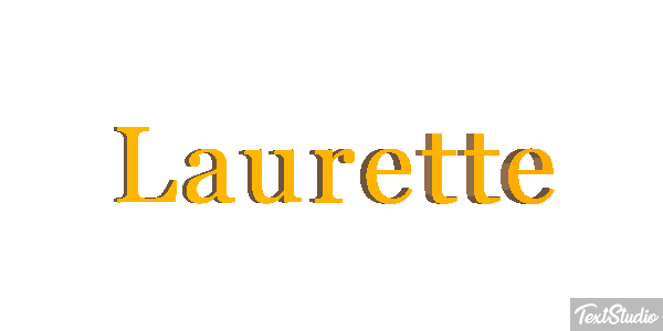 Laurette テキスト効果
