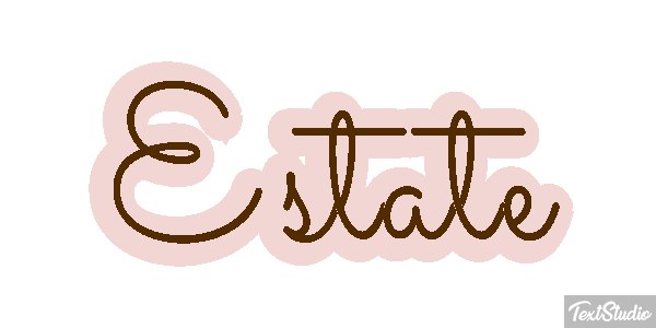 Estate Текстовый эффект