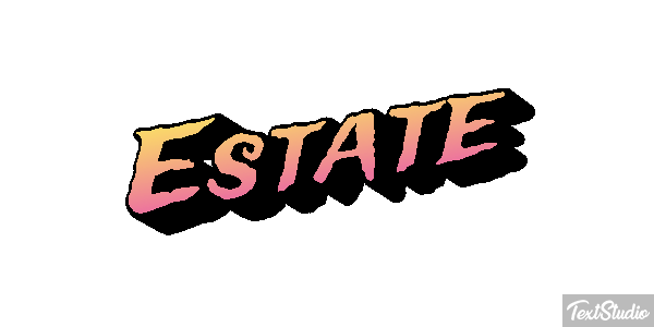 Estate Текстовый эффект