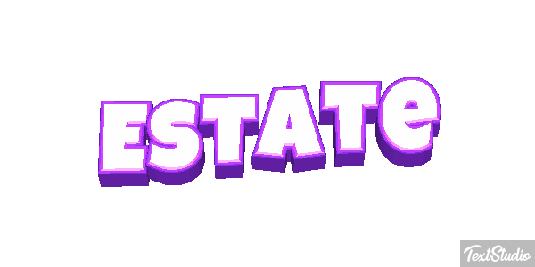 Estate Текстовый эффект
