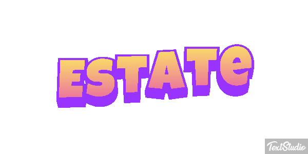 Estate Текстовый эффект