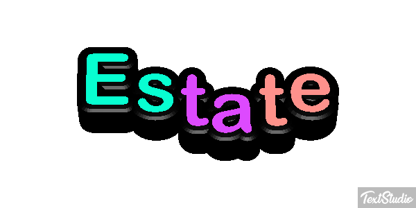Estate Текстовый эффект