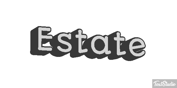 Estate Текстовый эффект