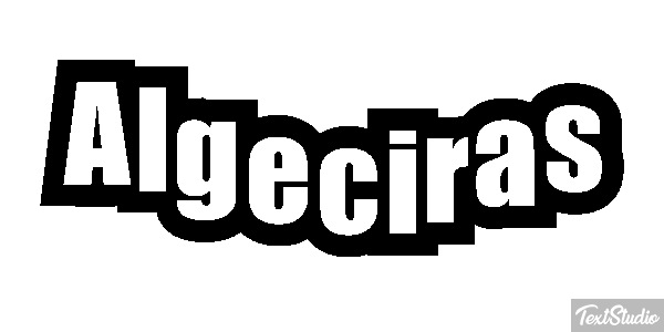 Algeciras Effetto testo