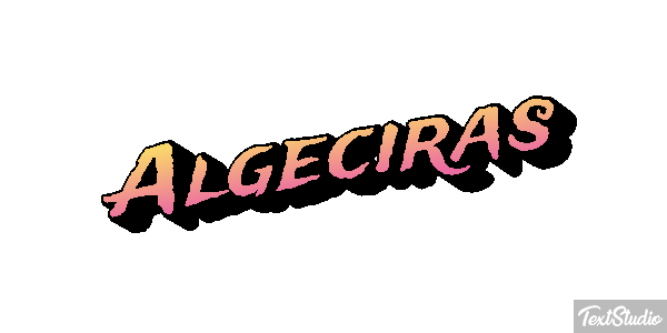 Algeciras Effetto testo
