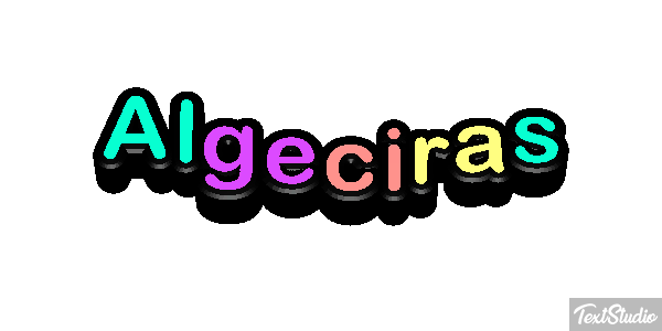 Algeciras Effetto testo