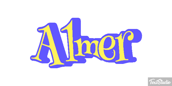Almer Text effect