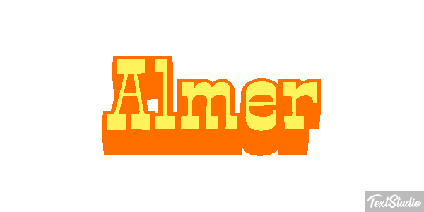 Almer Text effect