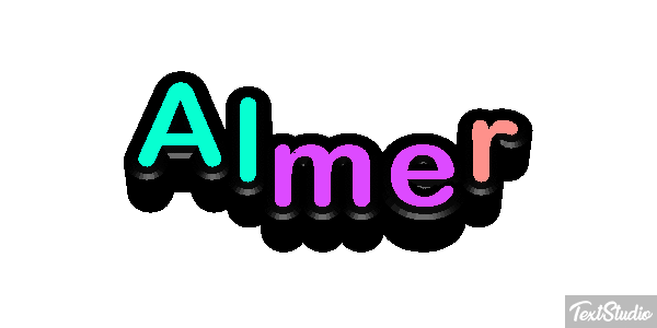 Almer Text effect