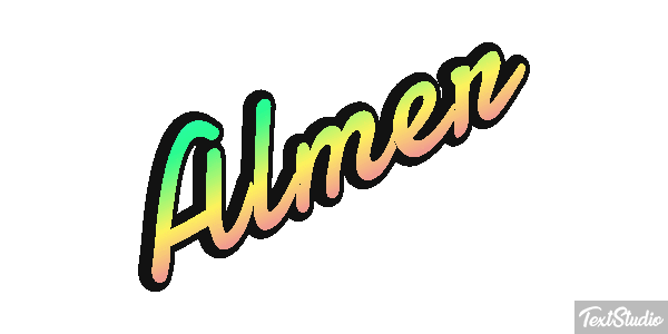 Almer Text effect