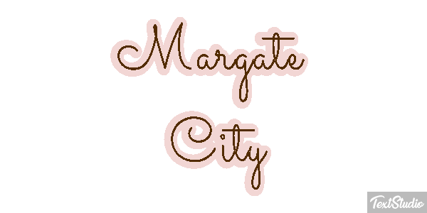 Margate City Efecto de texto