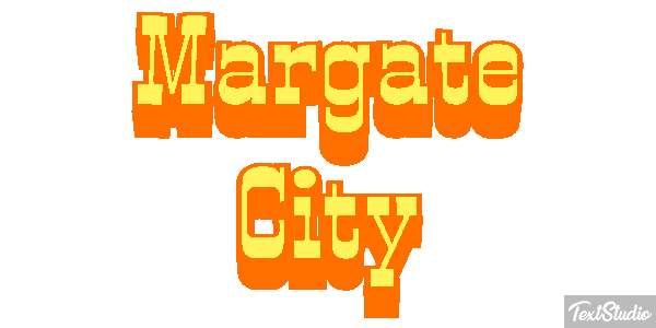 Margate City Efecto de texto