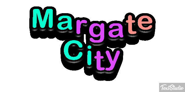 Margate City Efecto de texto