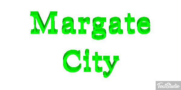 Margate City Efecto de texto