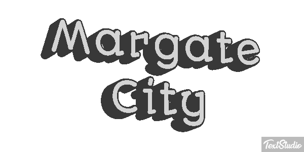 Margate City Efecto de texto