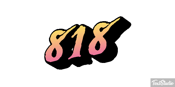 818 Efekt tekstowy