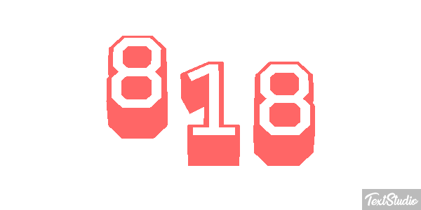 818 Efekt tekstowy