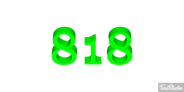 818 Efekt tekstowy