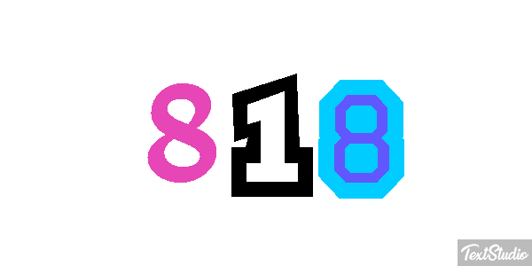 818 Efekt tekstowy