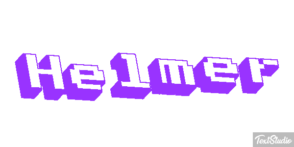Helmer Text effect