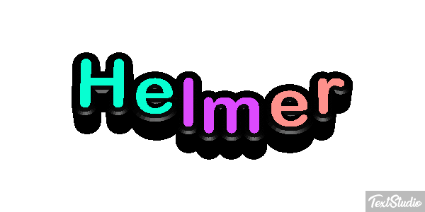 Helmer Text effect