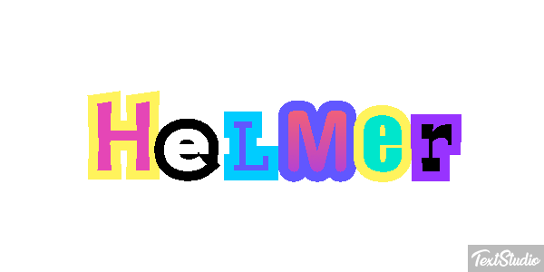 Helmer Text effect