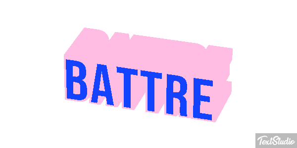 Battre Effet de texte